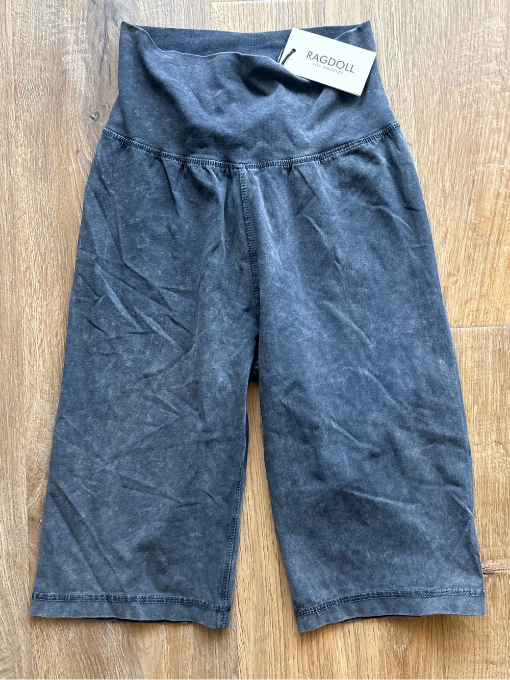 Ragdoll washed Black biker shorts sz Xs